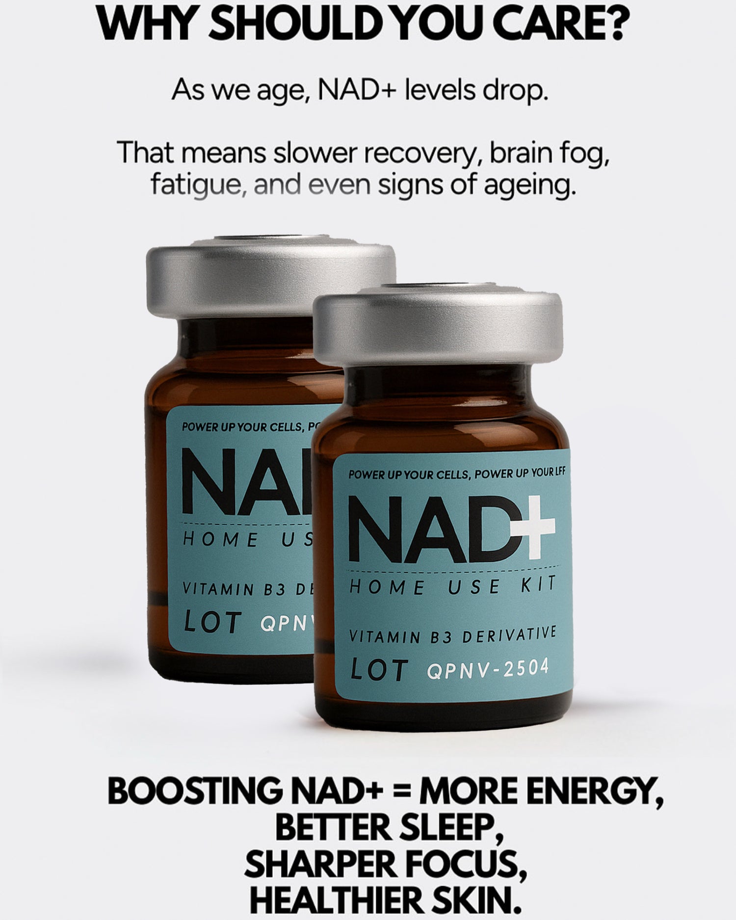 What is NAD⁺ B3 supplement injection syringe, at-home injectable NAD⁺ therapy for energy, cellular repair, anti aging, healthy